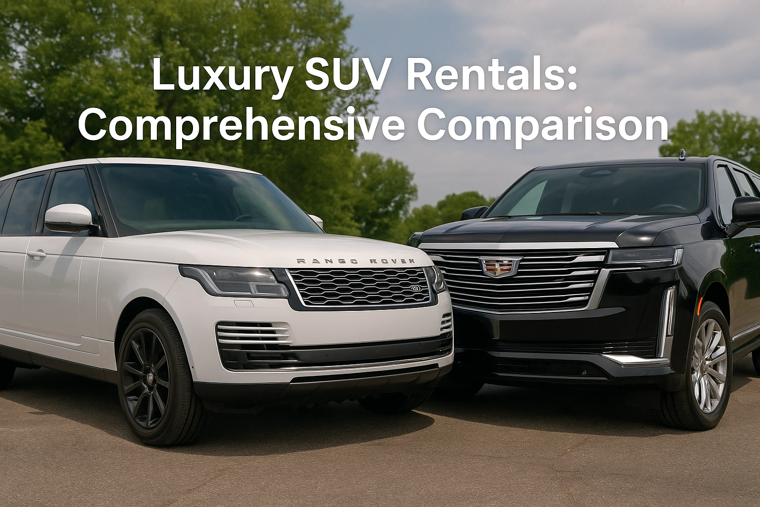 Luxury SUV Rentals: Comprehensive Comparison